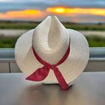 Vince Camuto NWT Tropical Blooms Topper & Sun Hat Set Photo 1