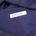 brenda's New Brenda Sparkeling Navy Cropped Tank Top Photo 3