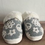 American Eagle Grey Peace Platform Slippers Size 10 Photo 1