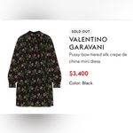 Valentino Garavani
bow tiered silk crepe de chine mini dress Photo 1