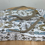 Tory Burch Patterned Platform Wedge Thong Sandals Thandie All Over Print Photo 0