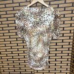 Cable & Gauge Cable‎ & Gauge Animal Print Mesh Top Size Medium Photo 1