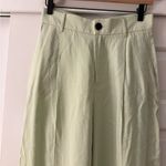 ZARA  Pastel Green Trouser work pants Photo 1