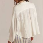 Free People NWT  - Valley Double Cloth Shirt Sz M Photo 1
