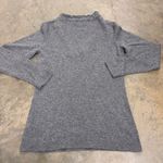 Banana Republic  Womens Medium Dark Gray Wool Cashmere Blend Sweater Long Sleeve Photo 5