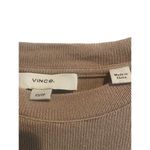Vince Crimped XS Oatmeal Crewneck long sleeved cotton blend sweater, B72, $38 Photo 2