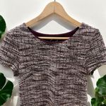 Connected Apparel  Plum Tweed Welt-Pocket-Detail Dress - 4 Photo 6