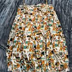 Colorful Geometric Print Babydoll Dress Size S by Hersley Green Photo 0
