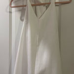 White Halter Romper Size M Photo 0