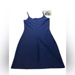 XOXO NWT  Blue Satin Dress – Vintage Y2K Silky Fit | Sz M with Original Tags Photo 11