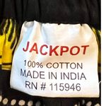 Jackpot Womens Boho Pants Size S High Rise Pull On Wide Leg Cotton Colorful NWT Brown Photo 1