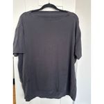 Lululemon Women's Black Back in Action Short Sleeve Shirt, Size 10, GUC Photo 2