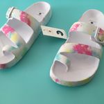 Tie Dye Sandals, Size 9 White Photo 2