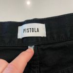 Pistola  Gigi Low Rise Cut Off Shorts Black Size‎ 30 Photo 4