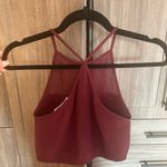 BCBGeneration  Wine Mesh Strappy Top Photo 1