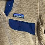Patagonia Tan Outdoor Polartec Thermal Pullover Sweater Size S Photo 5