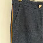 Ted Baker  women’s navy blue patterned pants with colorful stripes down the side Photo 5