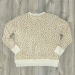 Time And Tru NWT  Faded Animal Leopard Print Sweatshirt Crew Neck Pullover Size M Photo 7