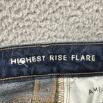 American Eagle Highest Rise Flare Jeans Distressed Boho Festival Women 00 x 30 Photo 3