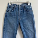 Reformation  Cynthia High Relaxed With Cuff Salton Wash Size 26 Photo 3