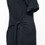 Nic+Zoe Knit Tie Dress Black Onyx Medium Photo 9
