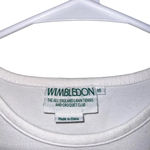 Authentic Wimbledon Short Sleeve T Shirt Size 16 White Photo 2