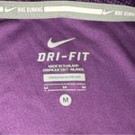 Nike Women Shirt Size M Purple Dri-Fit Running Miler Long Sleeve Swoosh Photo 3