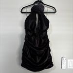 House Of CB 'Olivia' Bitter Chocolate Vegan Leather Mini Dress NWT Photo 2