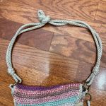 The Sak  Crochet Gypsy Striped Shoulder Bag Boho Festival Hippie Earthy Purse Photo 4