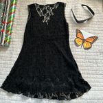 Dolls Kill Sexy Y2K sheer floral lace bow ribbon babydoll mini dress lingerie small Photo 4