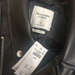 Abercrombie & Fitch  Black Leather Jacket Photo 4