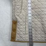 Lands' End Quilted Snap Pullover Jacket Primaloft Lightweight Beige S Photo 2