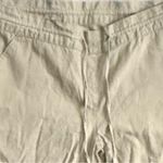 BCBGMAXAZRIA  women’s size medium wide leg linen blend‎ drawstring pants ￼ Photo 1