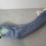 Magellan Outdoors Women's Long Lodge Socks Aloe Infused Blue Pom Pom Medium Photo 0