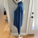 Brooks Brothers  346 Heather Navy Blue Merino Wool Mockneck Sweater Size Large Photo 7