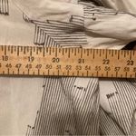 Hunter Bell Top Flowy Puff Sleeve Gray White Geometric Print L Photo 7