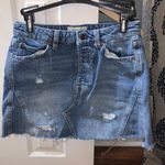Free People WAIST SIZE 27  Denim Skirt Photo 0