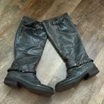 Madden‎ Girl Black Gray Leather Knee Photo 0