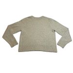 Old Navy  Crewneck Gold Sparkle Knit Sweater Size L Cozy Holidays Party Casual Photo 1