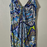 London Times  Petites Multicolor Sleeveless V-Neck‎ Sheath Dress Photo 0