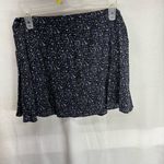 American Eagle  Outfitters Dark Blue Floral Skater‎ Skirt Waist & Length 14” Photo 6