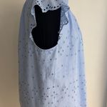 Loft Eyelet Smoke Blouse NWT Photo 3