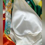 Floral Tropical Prom Gown Yellow Photo 9