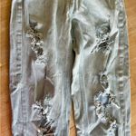 Wild Fable  Distressed Light Gray Boyfriend Jeans Photo 3