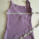 Michael Costello NWT  X Revolve Amari Ribbed dress light purple medium Photo 7