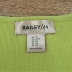 Bailey 44 Women’s Chartreuse Ruffled Tulle Sleeveless Top Size XS NEW Colorful Photo 3