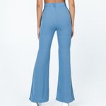 Princess Polly Princess Poly Blue Flare Pants Photo 8