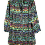 Lior Paris Multicolored Zip Collar 3/4 Sleeves XL Black Photo 0