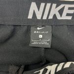 Nike  Drifit Black Elastic Waistband w/ Drawstrings Running Warmup Pant- Large Photo 9