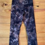 Lululemon  Align Crop Leggings Diamond Dye Graphite Grey Pink Pastel 0 W6BDES Photo 2